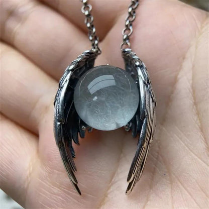 Ghost Crystal Pendant Necklace Original Niche Retro Unique Personality High-end Pendant Accessory