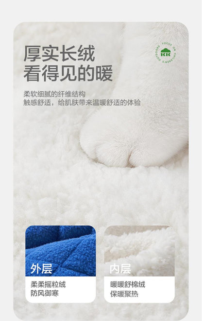 Children's Hat Winter Baby Lei Feng Hat Autumn Winter Boys Girls Kids Korean Style Fleece Lined Warm Ear Protection Hat