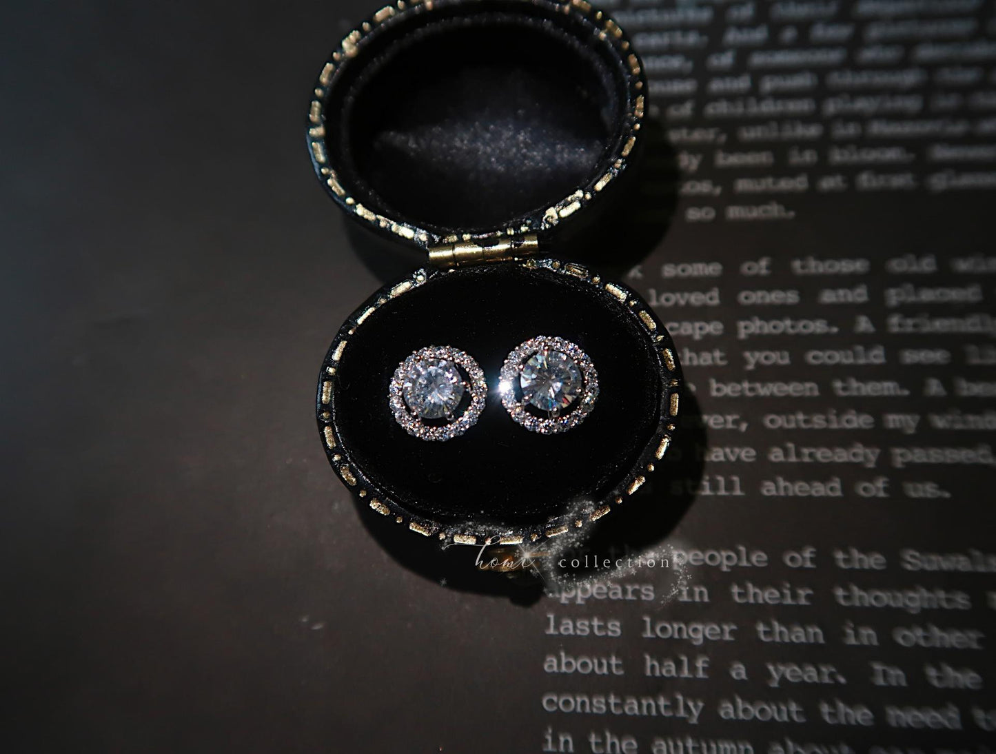 S925 Solid Silver Earrings for Women Simple Elegant Versatile Inlaid Exquisite Zircon Earrings