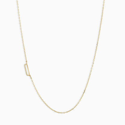 Titanium Steel High Color Retention 26 Letters Capital Initial Necklace for Women Clavicle Chain Gold Plated