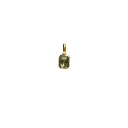 Titanium Steel Colorful 12 Birthstone Pendant DIY Accessories Necklace for Women Twelve Birthstone Cubic Colorful Zircon Pendant