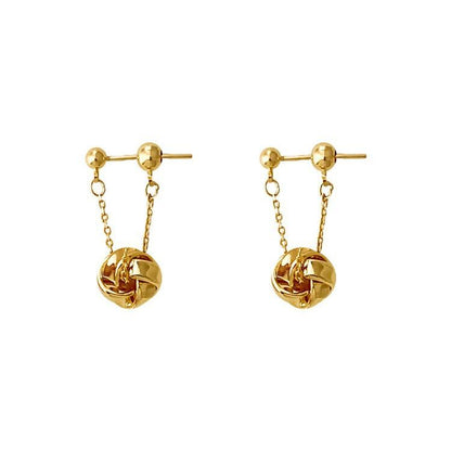 Tassel Unique French Niche Design High-end Ear Clip Earrings Autumn Winter Round Face Slimming Women New Ear Accessories