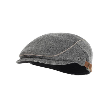 Men's Duckbill Cap Autumn Winter Retro Middle-aged Beret Elderly Hat Fashion Forward Cap Newsboy Hat